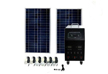 600 Watt Off Grid Hệ thống năng lượng mặt trời Home, 12V / 100Ah pin