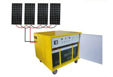 1200W AC Off Grid Solar Power Systems, 5W * 4pcs Led đèn Trong Set