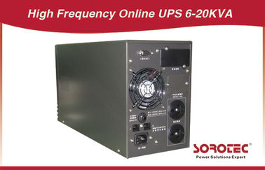 LCD RS232 SNMP Pha một pha 60Hz Tần số cao trực tuyến UPS 6 - 10kva cho máy tính, viễn thông