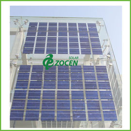 Roof Mounted Transparent PV đúp Glass Solar Panel On - Grid Tiện ích hệ thống năng lượng mặt trời