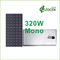 Hiệu suất cao, 320W Monocrystalline Solar Panels với hiệu suất lên đến 16,49%