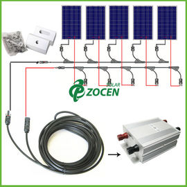500W Máy lạnh / Tủ lạnh Off Grid Solar Power Systems Với pin Backed