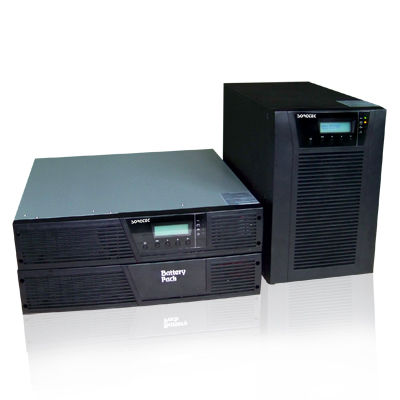 Đếm Đen Đứng Rack Mounted Battery Backup Với Pin Abm Chế tạo Chip