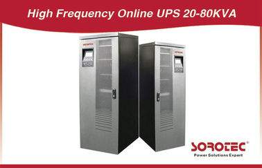 ECO thân thiện 20, 60, 80 KVA 3 pha vào / ra UPS Online Tần số Cao, 380/400 / 415V