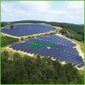50MW Mở lưới quy mô lớn quang điện nhà máy điện Với Aluminum Bracket