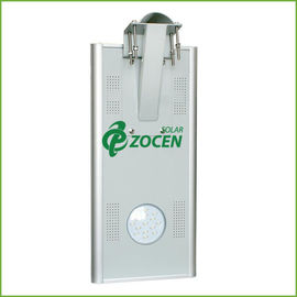 6500K 15W LED 4-5m tích hợp pin mặt trời Đèn đường Đối với chính / Đường đi riêng