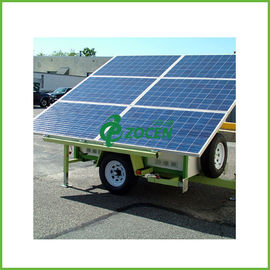 2000 Watt Pitch Roof / Flat Roof lưới kết nối năng lượng mặt trời Hệ thống điện 96V 400AH