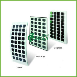 Roof Mounted Transparent PV đúp Glass Solar Panel On - Grid Tiện ích hệ thống năng lượng mặt trời