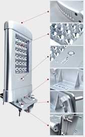 6m Chiều cao 12W Đèn Warm trắng Bridgelux IP66 ngoài trời tích hợp năng lượng mặt trời đường LED
