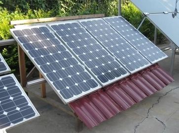 bảng điều khiển quang điện 3KW hệ thống pv gắn pin mặt trời cho mái bằng hệ thống kệ năng lượng mặt trời