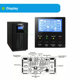 Home / Office tinh khiết sinewave 3000VA High Frequency giai đoạn đơn trực tuyến UPS