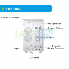 1KVA / 2KVA / 3KVA thông minh UPS Power Supply Với màu xanh LCD hiển thị kỹ thuật số