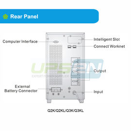Một pha 2KVA High Frequency online UPS Đúng chuyển đổi hai Ups