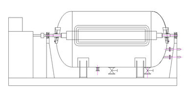 AC tần số chuyển đổi Giant Nhuộm Vải Jigger nhuộm Machine1000kg - 3200kg