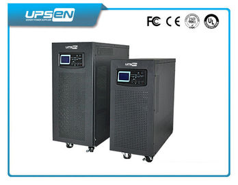 Không nghỉ 2 pha 240V / 208V / 110V UPS 6KVA - 20KVA online UPS với màn hình LCD hiển thị