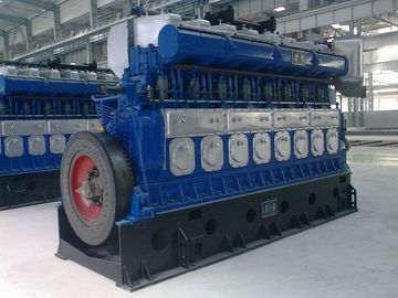 Trạm điện 60MW Genset Nhà máy điện nặng Nhiên liệu dầu đốt 3 pha Động cơ Diesel