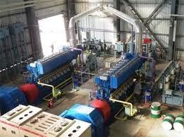 11000V Văn phòng phẩm / Đất Diesel hoặc Nhà máy điện máy phát điện dầu nhiên liệu nặng hoặc khí