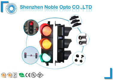 300mm cao Flux Lights với tấm chắn nắng PC, đèn tín hiệu giao thông năng lượng mặt trời giao thông