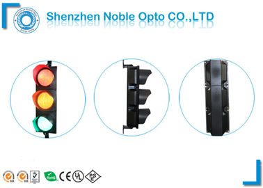 300mm cao Flux Lights với tấm chắn nắng PC, đèn tín hiệu giao thông năng lượng mặt trời giao thông